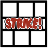 Strike! - 6 Frames - Scrapbook Page Layered Overlay Kit