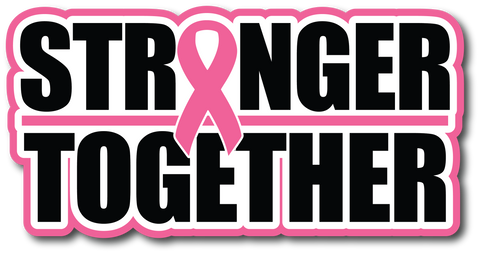 Stronger Together - Scrapbook Page Title Die Cut