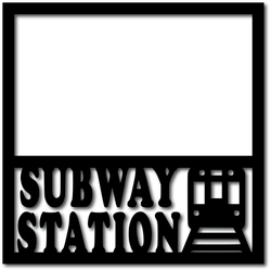 Subway Station - Digital Cut File - SVG - INSTANT DOWNLOAD