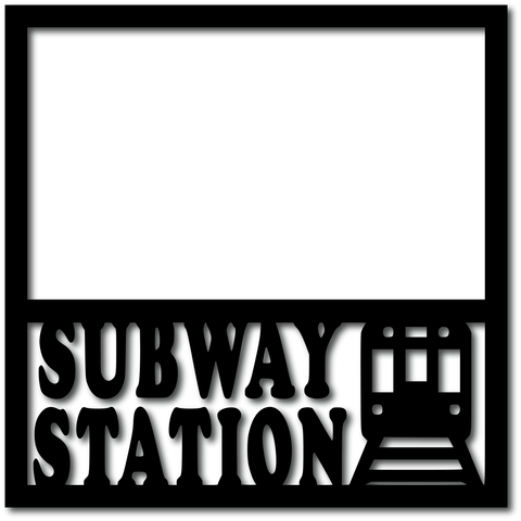 Subway Station - Digital Cut File - SVG - INSTANT DOWNLOAD