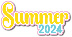 Summer 2024 - Scrapbook Page Title Die Cut