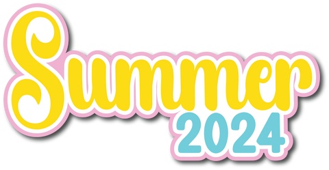 Summer 2024 - Scrapbook Page Title Die Cut