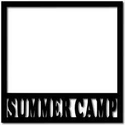 Summer Camp - Digital Cut File - SVG - INSTANT DOWNLOAD