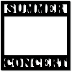 Summer Concert - Digital Cut File - SVG - INSTANT DOWNLOAD