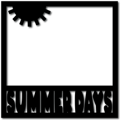Summer Days - Digital Cut File - SVG - INSTANT DOWNLOAD