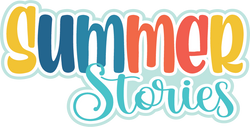 Summer Stories - Scrapbook Page Title Die Cut