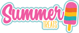 Summer Treats - 6 Frames - Scrapbook Page Layered Overlay Kit