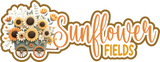 Sunflower Fields - Scrapbook Page Layered Overlay Kit