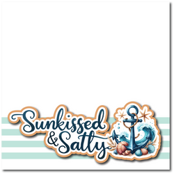 Sunkissed & Salty - Printed Premade Scrapbook Page 12x12 Layout