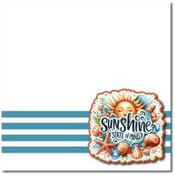 Sunshine State of Mind - Printed Premade Scrapbook Page 12x12 Layout