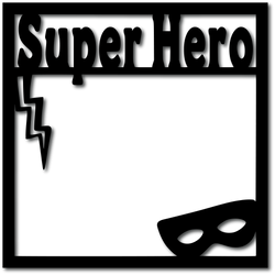 Super Hero - Digital Cut File - SVG - INSTANT DOWNLOAD