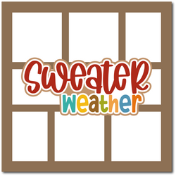 Sweater Weather - Scrapbook Single Page Kit