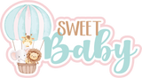 Sweet Baby - 3 Frames - Scrapbook Page Layered Overlay Kit