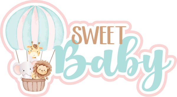 Sweet Baby - Scrapbook Page Title Sticker