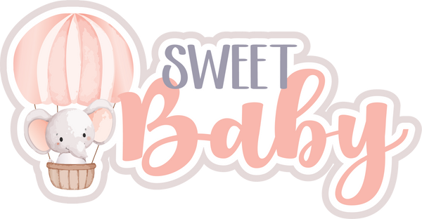 Sweet Baby - Scrapbook Page Title Sticker