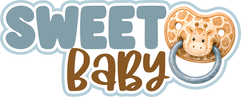 Sweet Baby - Scrapbook Page Title Sticker