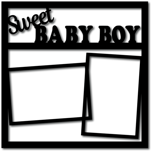Sweet Baby Boy - Digital Cut File - SVG - INSTANT DOWNLOAD