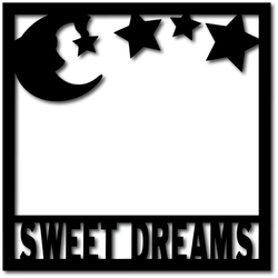 Sweet Dreams - Digital Cut File - SVG - INSTANT DOWNLOAD