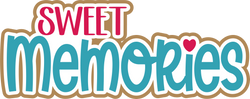Sweet Memories - Scrapbook Page Title Sticker