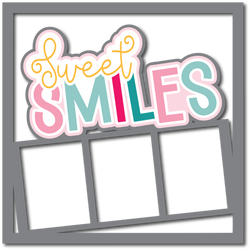 Sweet Smiles - Scrapbook Page Layered Overlay Kit