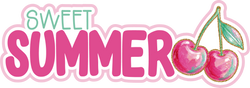 Sweet Summer - Scrapbook Page Title Sticker