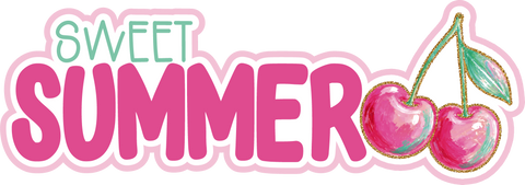 Sweet Summer - Scrapbook Page Title Sticker