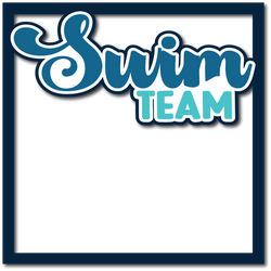 Swim Team - Layered Overlay - Digital Cut File - SVG - INSTANT DOWNLOAD