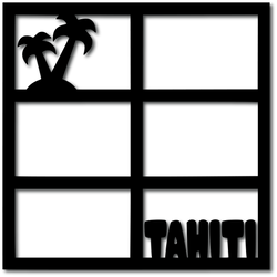 Tahiti - 6 Frames - Digital Cut File - SVG - INSTANT DOWNLOAD