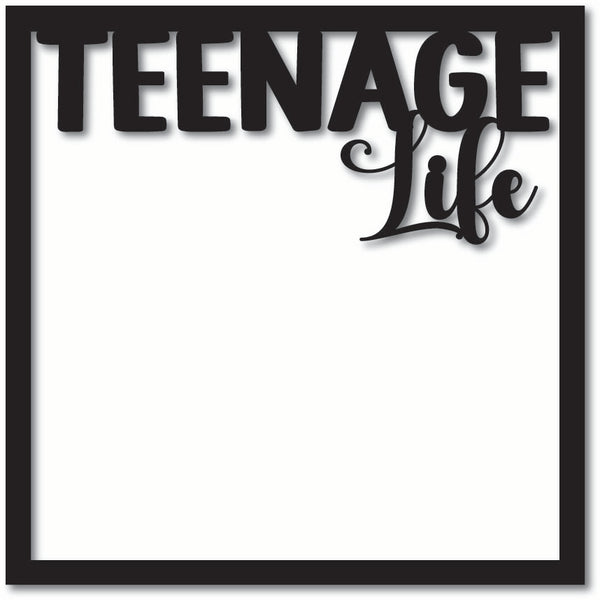 Teenager Life - Scrapbook Page Overlay