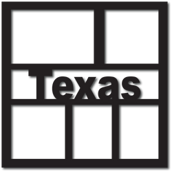 Texas - 5 Frames - Digital Cut File - SVG - INSTANT DOWNLOAD