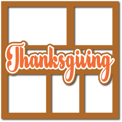 Thanksgiving - 5 Frames - Layered Overlay - Digital Cut File - SVG - INSTANT DOWNLOAD