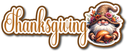 Thanksgiving - Scrapbook Page Title Sticker