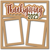 Thanksgiving 2025 - 2  Frames - Scrapbook Page Layered Overlay Kit