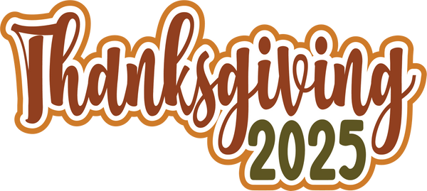 Thanksgiving 2025 - Scrapbook Page Title Sticker