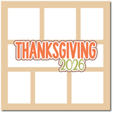 Thanksgiving 2026 - Scrapbook Single Page Kit