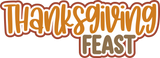 Thanksgiving Feast - Scrapbook Single Page Kit