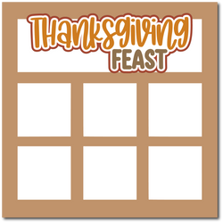 Thanksgiving Feast - Scrapbook Single Page Kit