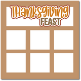 Thanksgiving Feast - Scrapbook Single Page Kit