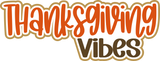 Thanksgiving Vibes - 6 Frames - Scrapbook Page Layered Overlay Kit