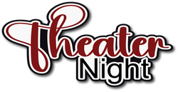 Theater Night - Scrapbook Page Title Sticker