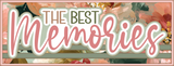 The Best Memories - Scrapbook Page Photo Mat Set