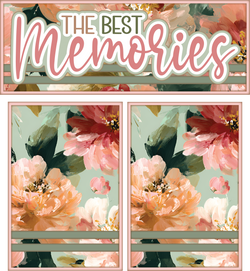 The Best Memories - Scrapbook Page Photo Mat Set