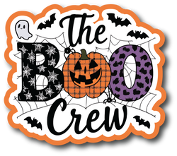 The Boo Crew - Scrapbook Page Title Sticker