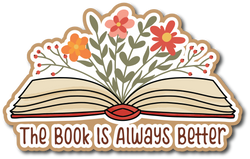 The Book is Always Better - Scrapbook Page Title Sticker