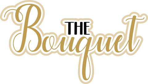 The Bouquet - Scrapbook Page Title Sticker