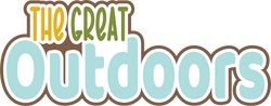 The Great Outdoors - Scrapbook Page Title Die Cut