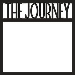 The Journey - Scrapbook Page Overlay Die Cut