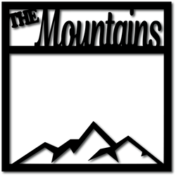 The Mountains - Digital Cut File - SVG - INSTANT DOWNLOAD