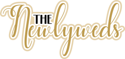 The Newlyweds - Scrapbook Page Title Die Cut