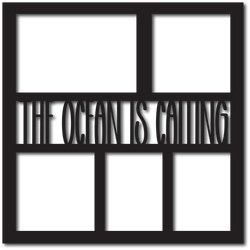 The Ocean is Calling - Digital Cut File - SVG - INSTANT DOWNLOAD